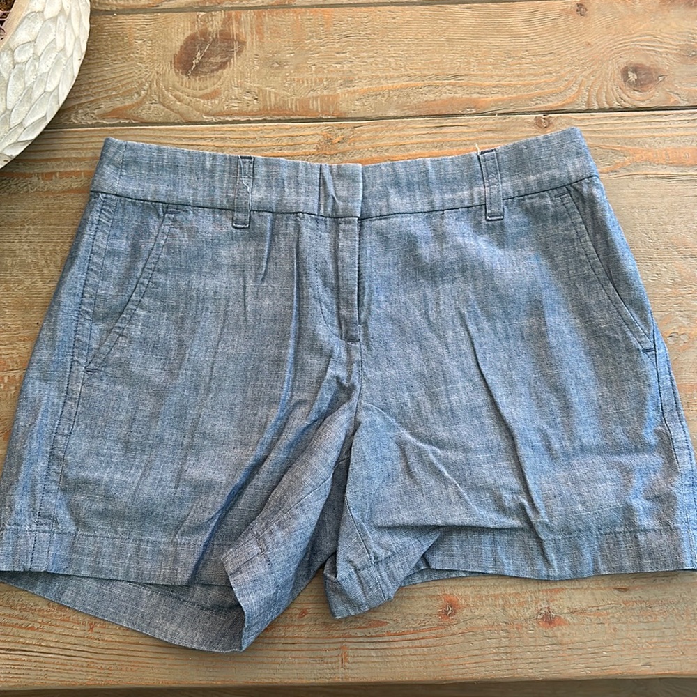 Jcrew denim chino shorts